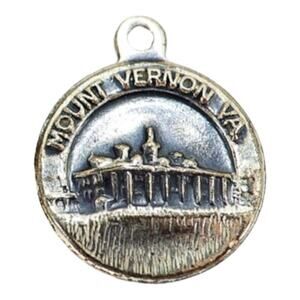 Bates & Klinke Sterling Silver Round Charm Mount Vernon VA Virginia